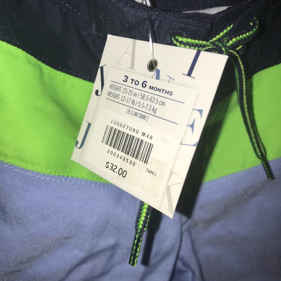 Janie and Jack Swimsuit Shorts for Boys BNWT - Picture 3 of 6